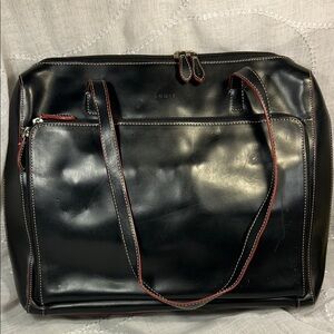 Lodis leather office computer file bag elegant classic